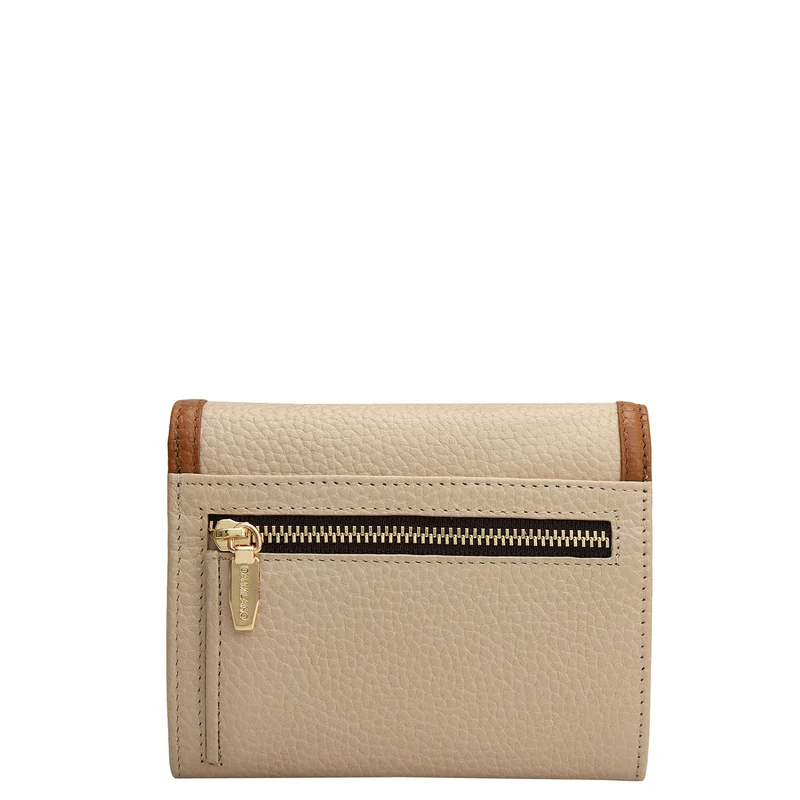 Da Milano Dove Wax Leather Ladies Wallet - Dove for Women | Best Price UAE